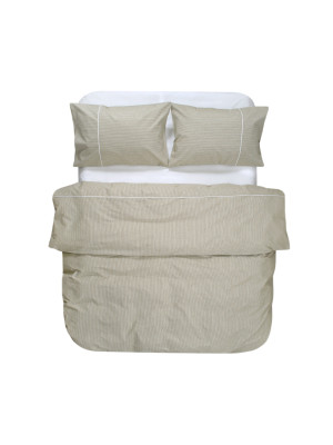 Постільна білизна Lotus Home - Premium Percale Stripe хакі євро Постільна білизна Lotus Home - Premium Percale Stripe хакі євро