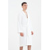 Халат махровий unisex Lotus Home - Basic Line white 3XL