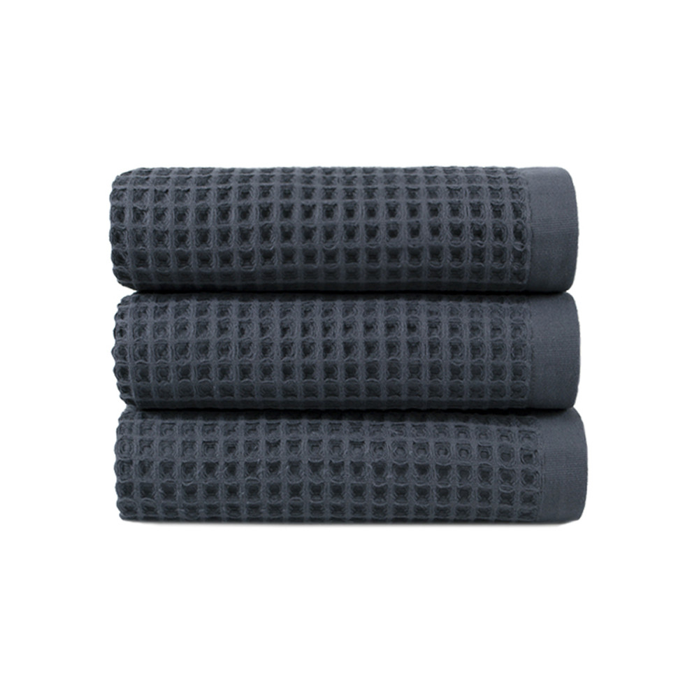 Рушник Lotus Home - Waffle antrasit антрацит 50*90 Рушник Lotus Home - Waffle antrasit антрацит 50*90
