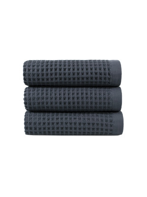 Рушник Lotus Home - Waffle antrasit антрацит 50*90