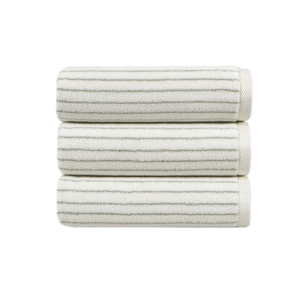 Рушник Lotus Home Готель Premium - Microcotton Stripe Ecru-Sage 70*140 550 г/м² Рушник Lotus Home Готель Premium - Microcotton Stripe Ecru-Sage 70*140 550 г/м²