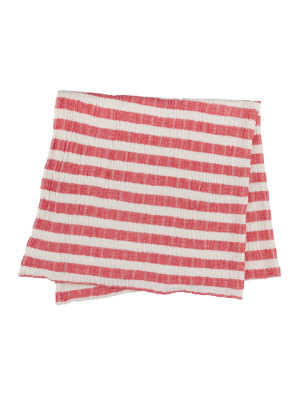 Плед-накидка Barine - Stripe Muslin kirmizi червоний 77*82