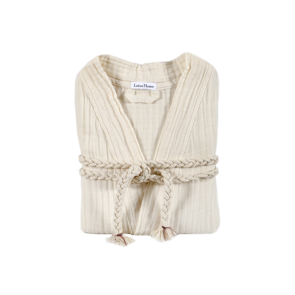 Халат Lotus Home - Nitra muslin beige L/XL Халат Lotus Home - Nitra muslin beige L/XL