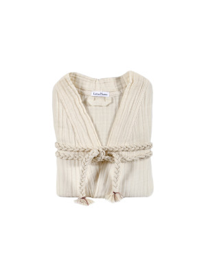 Халат Lotus Home - Nitra muslin beige L/XL Халат Lotus Home - Nitra muslin beige L/XL