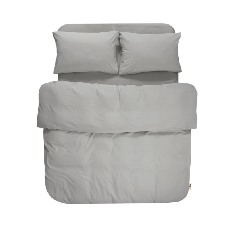 Постільна білизна Lotus Home Washed cotton - Kansas сірий євро Постільна білизна Lotus Home Washed cotton - Kansas сірий євро