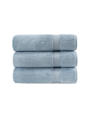 Рушник махровий Lotus Home - Grand soft twist blue блакитний  50*90
