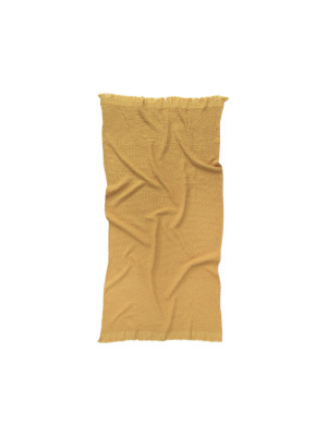 Рушник Lotus Home - Rius mustard гірчичний 90*170 Рушник Lotus Home - Rius mustard гірчичний 90*170