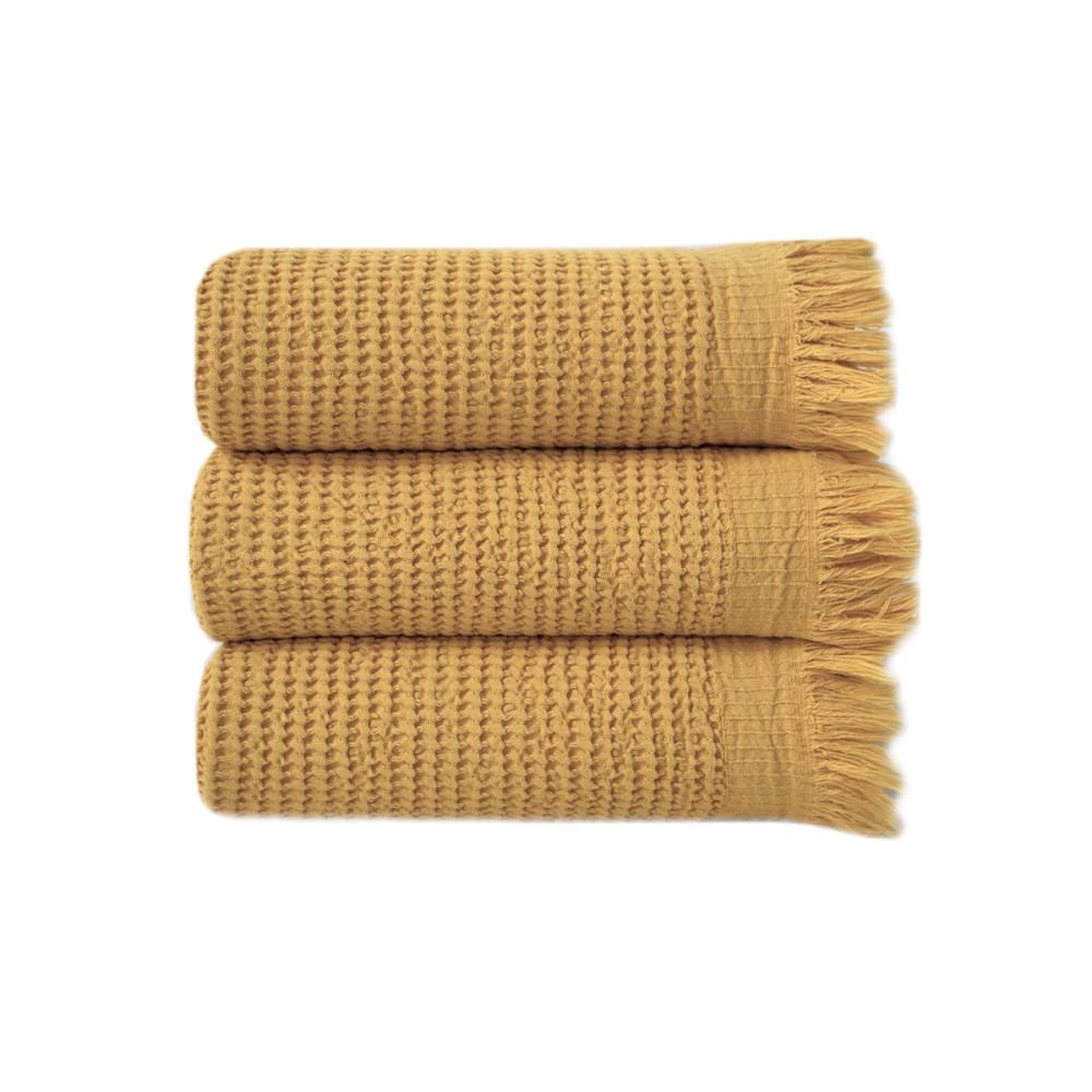 Рушник Lotus Home - Rius mustard гірчичний 50*100 Рушник Lotus Home - Rius mustard гірчичний 50*100