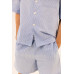 Піжама unisex Lotus Home - City Shorts блакитний XS Піжама unisex Lotus Home - City Shorts блакитний XS