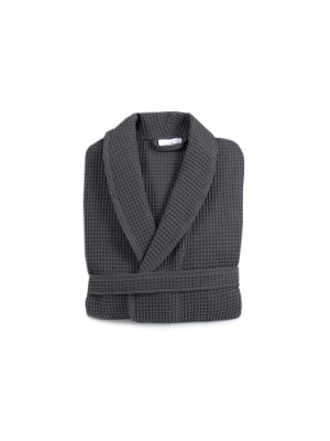 Халат Lotus Home - Waffle antrasit 2XL