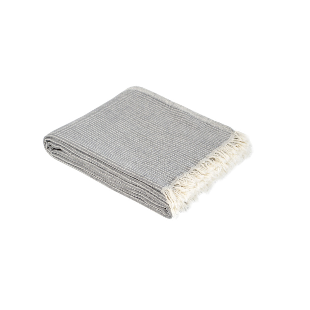 Покривало Lotus Home - Premium Stripe антрацит 190*225 Покривало Lotus Home - Premium Stripe антрацит 190*225