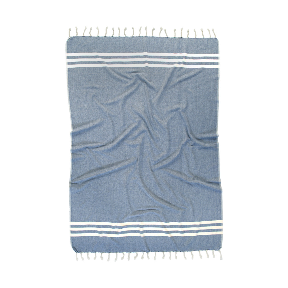 Плед-накидка Barine - Ege Denim синій 120*165 Плед-накидка Barine - Ege Denim синій 120*165