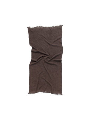 Рушник Lotus Home - Rius dark brown темно-коричневий 90*170 Рушник Lotus Home - Rius dark brown темно-коричневий 90*170