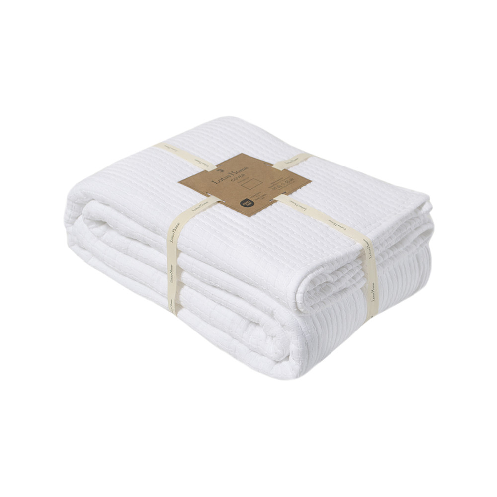 Покривало Lotus Home - Leeds white білий 240*260 Покривало Lotus Home - Leeds white білий 240*260