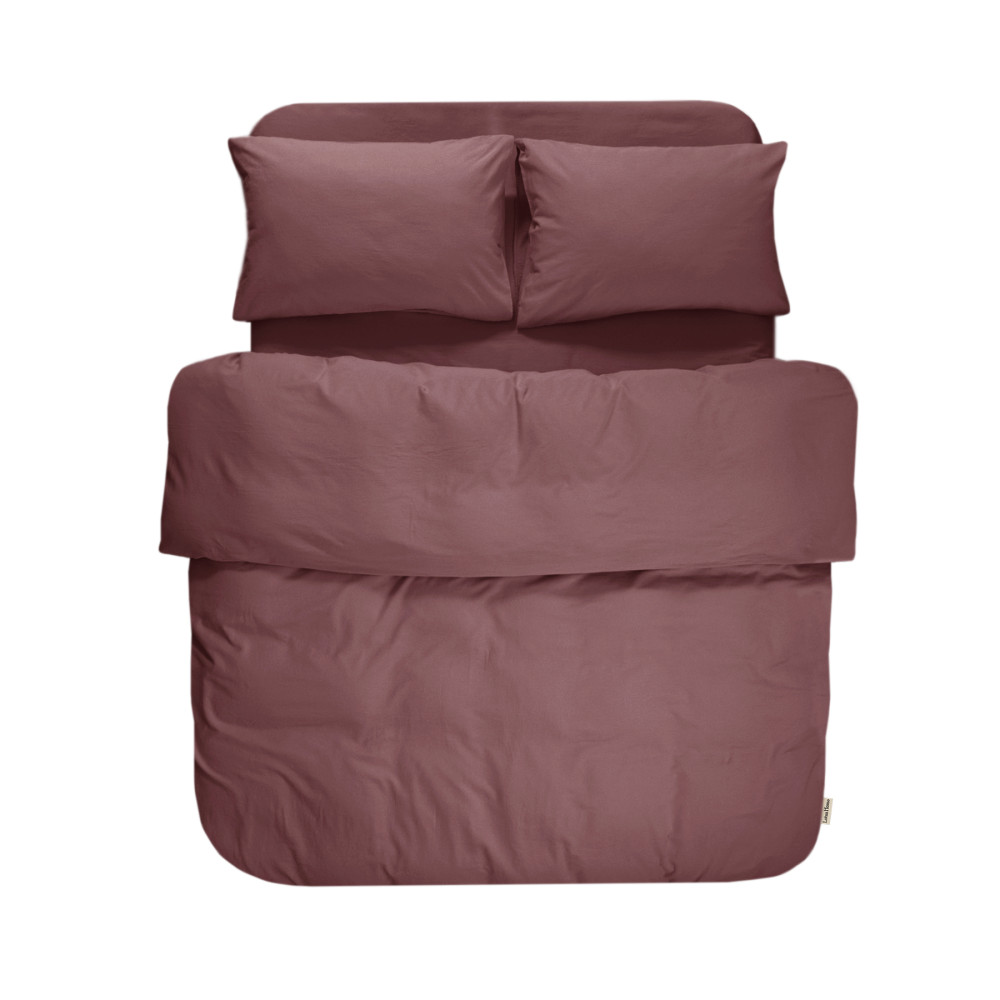 Постільна білизна Lotus Home Washed cotton - Kansas бургунді євро Постільна білизна Lotus Home Washed cotton - Kansas бургунді євро