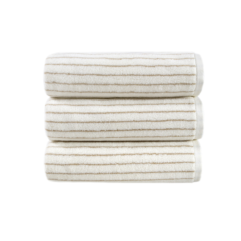 Рушник Lotus Home Готель Premium - Microcotton Stripe Ecru-Kahve 50*90 550 г/м² Рушник Lotus Home Готель Premium - Microcotton Stripe Ecru-Kahve 50*90 550 г/м²