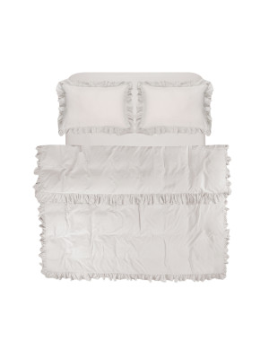 Постільна білизна Lotus Home Washed cotton - Kansas fly бежевий євро Постільна білизна Lotus Home Washed cotton - Kansas fly бежевий євро