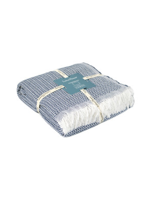 Покривало Lotus Home - Retimna lacivert синій 220*240 Покривало Lotus Home - Retimna lacivert синій 220*240