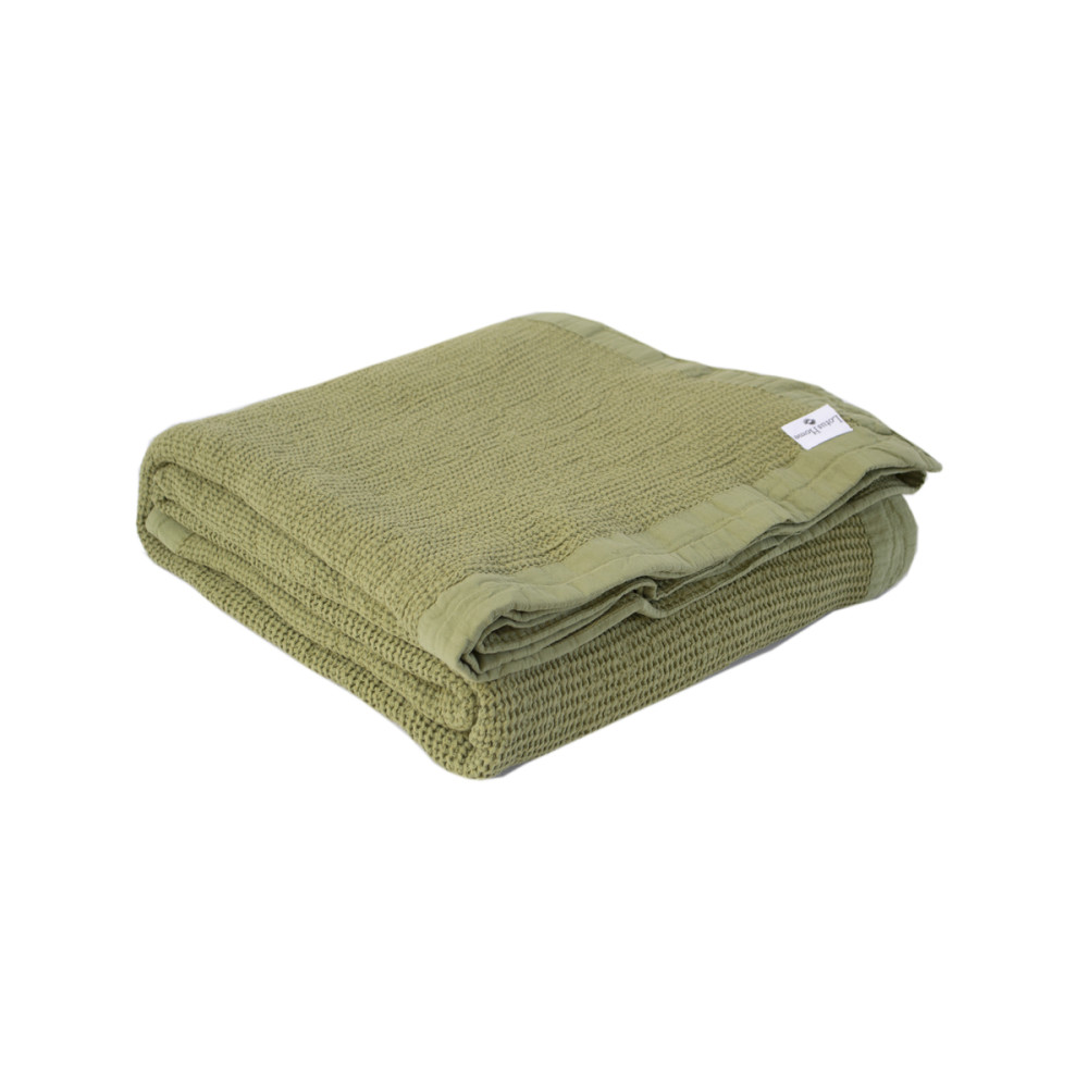 Покривало Lotus Home - Rius olive оливковий 240*260 Покривало Lotus Home - Rius olive оливковий 240*260