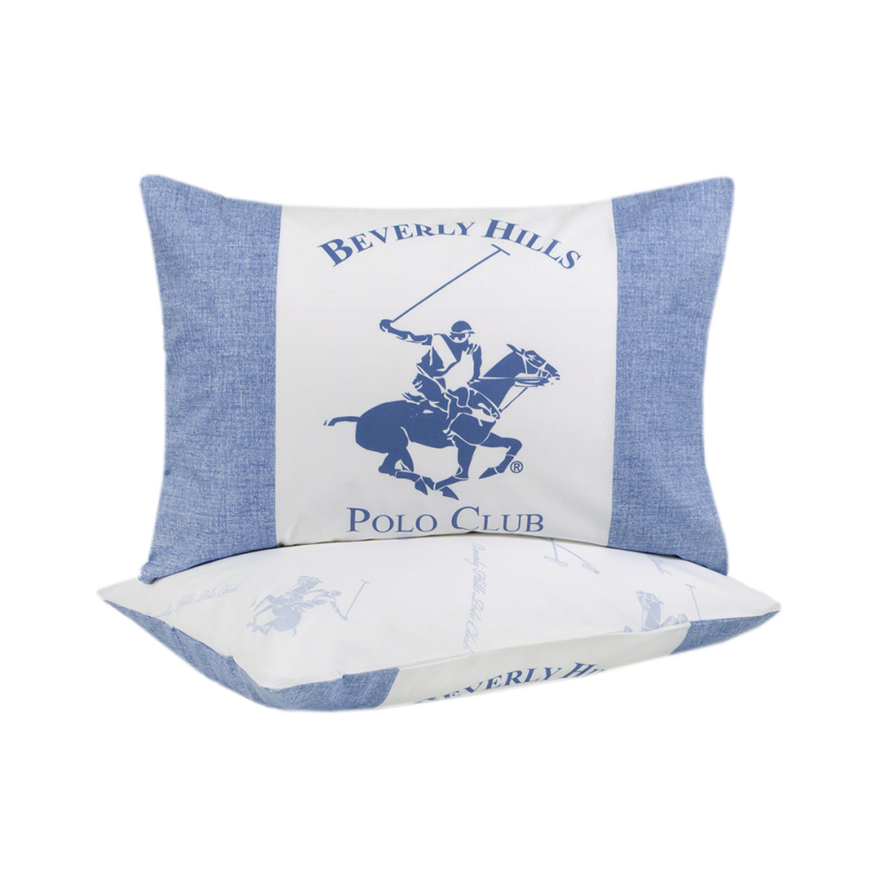Наволочки Beverly Hills Polo Club - BHPC 030 Blue 50*70 (2 од) Наволочки Beverly Hills Polo Club - BHPC 030 Blue 50*70 (2 од)
