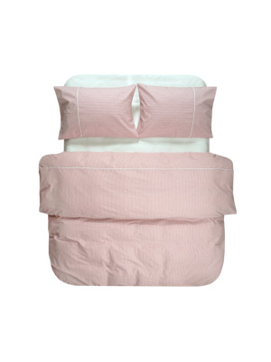 Постільна білизна Lotus Home - Premium Percale Stripe рожевий євро Постільна білизна Lotus Home - Premium Percale Stripe рожевий євро