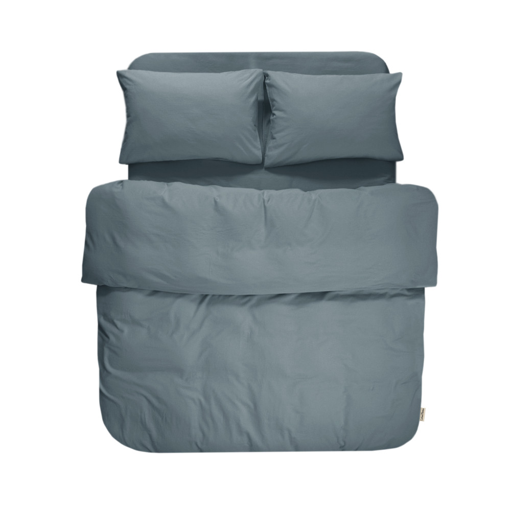 Постільна білизна Lotus Home Washed cotton - Kansas денім євро Постільна білизна Lotus Home Washed cotton - Kansas денім євро