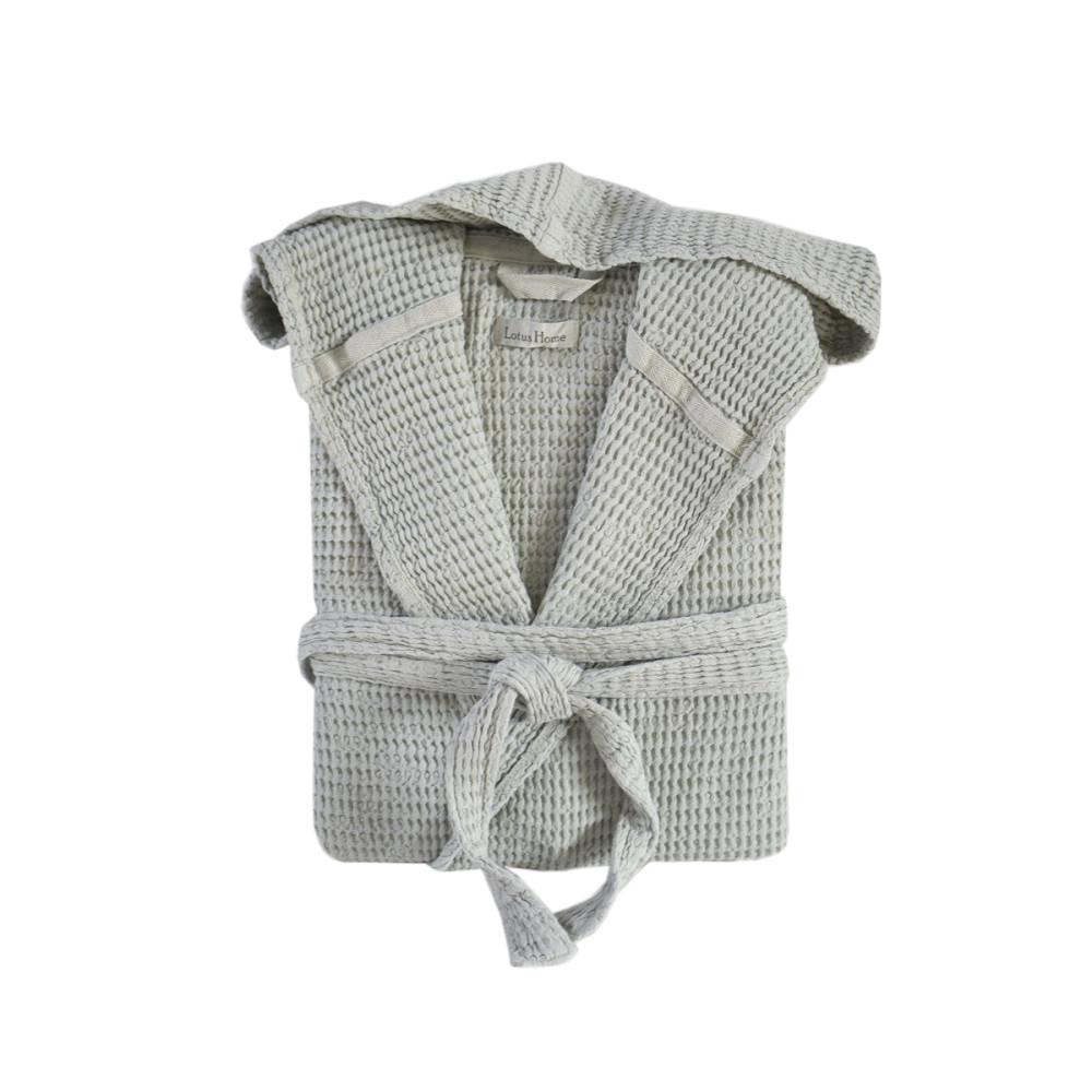 Халат Lotus Home - Rius light gri світло-сірий S/M Халат Lotus Home - Rius light gri світло-сірий S/M
