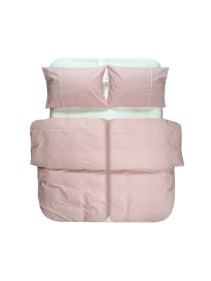 Постільна білизна Lotus Home - Premium Percale Stripe рожевий сімейний Постільна білизна Lotus Home - Premium Percale Stripe рожевий сімейний
