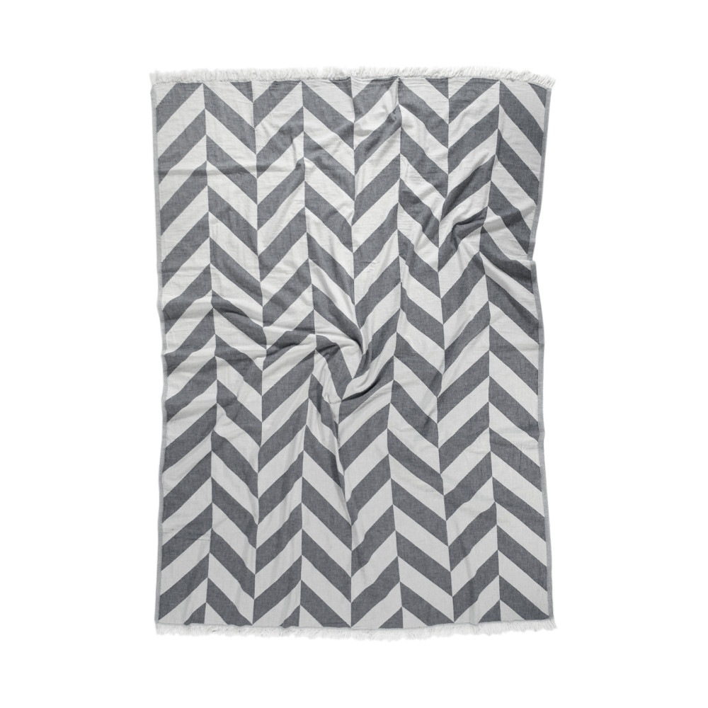 Плед-накидка Barine - Fishbone Throw Black 130*180 Плед-накидка Barine - Fishbone Throw Black 130*180