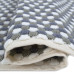 Рушник для ніг Lotus Home - Ruta grey сiрий 50*80