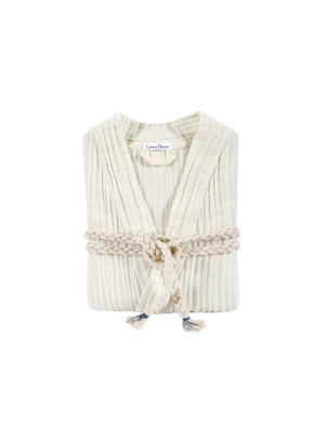 Халат Lotus Home - Nitra muslin denim S/M Халат Lotus Home - Nitra muslin denim S/M