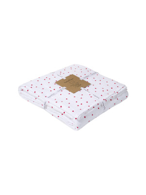Покривало (простирадло) muslin Lotus Home - Molly Heart 160*220 Покривало (простирадло) muslin Lotus Home - Molly Heart 160*220
