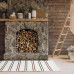 Килим Lotus Home - Infinity Stripe цегляний двосторонній 80*150