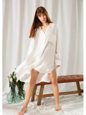 Домашній одяг Penelope - Gomlek ekru молочний L-XL Домашній одяг Penelope - Gomlek ekru молочний L-XL