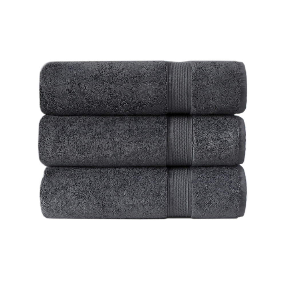 Рушник махровий Lotus Home - Grand soft twist antrasit антрацит 70*140 Рушник махровий Lotus Home - Grand soft twist antrasit антрацит 70*140
