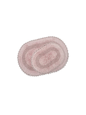 Набір килимків Irya - Vermont g.kurusu пудра 60*90+40*60