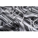 Рушник Irya Pestemal - Velovis siyah чорний 90*170 Рушник Irya Pestemal - Velovis siyah чорний 90*170