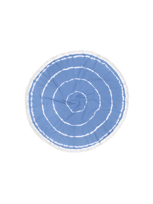 Рушник Barine Pestemal - Swirl Roundie 150*150 Blue Рушник Barine Pestemal - Swirl Roundie 150*150 Blue