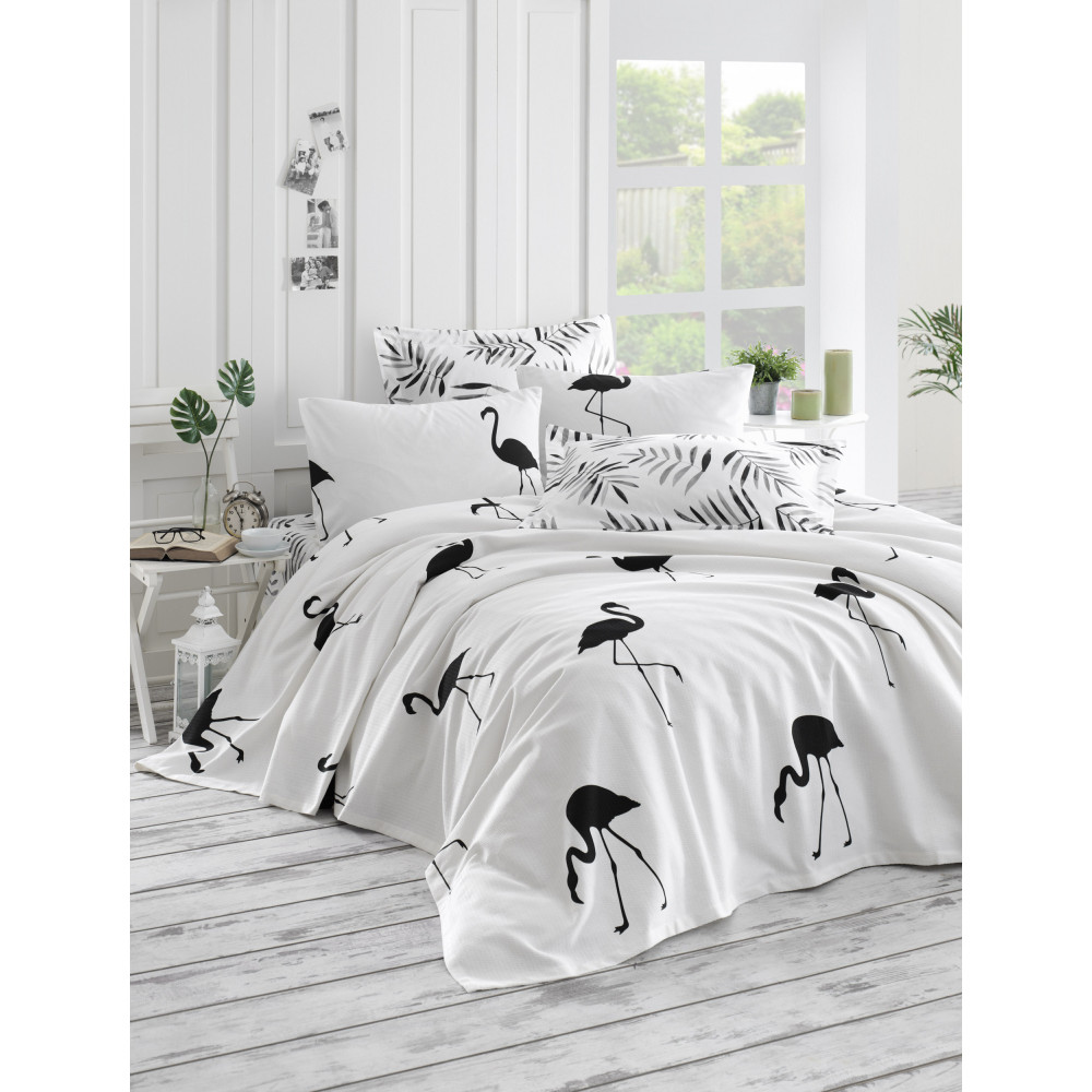 Покривало піке Lotus Home Perfect - Hope білий 200*235 Покривало піке Lotus Home Perfect - Hope білий 200*235