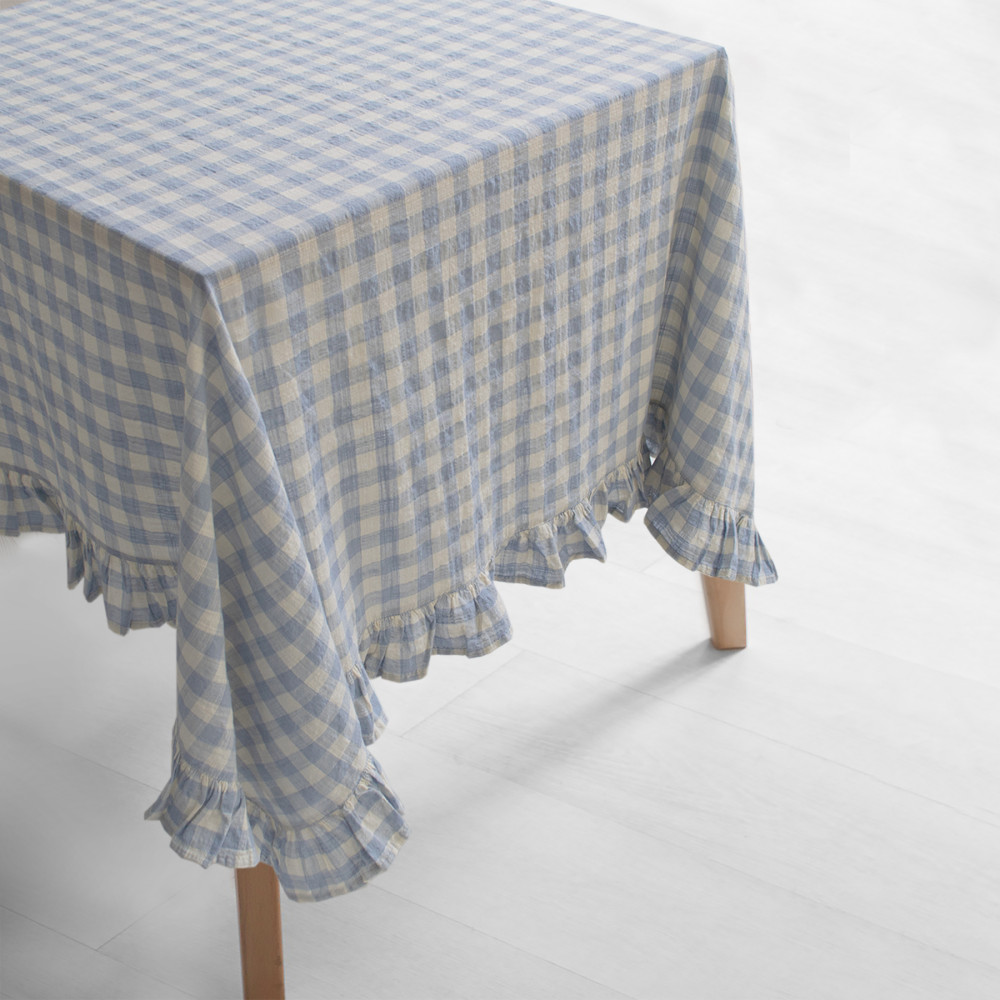Скатертина Lotus Home - Agena блакитний 150*220 Скатертина Lotus Home - Agena блакитний 150*220