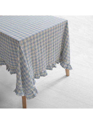 Скатертина Lotus Home - Agena блакитний 150*220