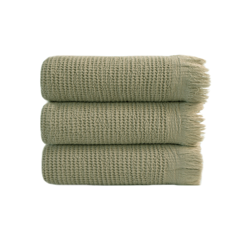 Рушник Lotus Home - Rius olive оливковий 50*100 Рушник Lotus Home - Rius olive оливковий 50*100