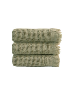 Рушник Lotus Home - Rius olive оливковий 50*100