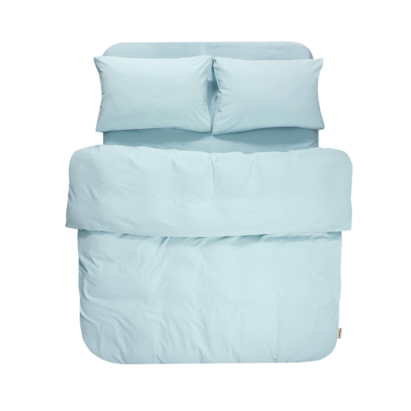 Постільна білизна Lotus Home Washed cotton - Kansas ментоловий євро Постільна білизна Lotus Home Washed cotton - Kansas ментоловий євро